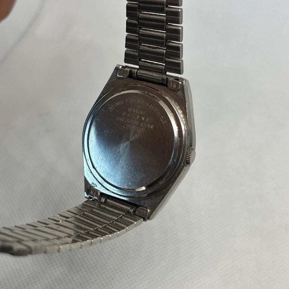 Seiko Type II 34mm Quartz 7123-7080 Day/Date - Running - Read !!